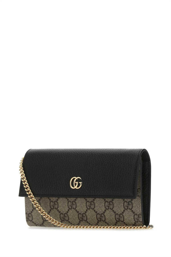 GG Marmont Chain Wallet, Gold Hardware