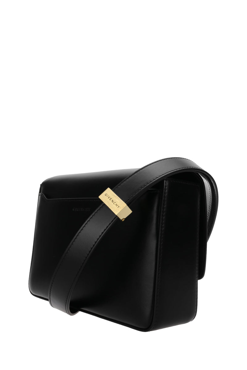 4G Shoulder Bag Leather Gold Hardware