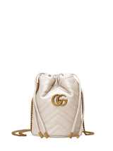 GG Marmont Bucket Bag, Gold Hardware