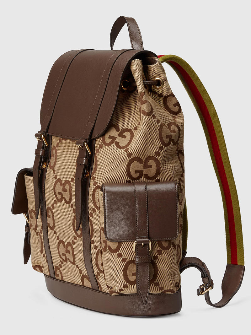 Jumbo GG Backpack, Gold Hardware