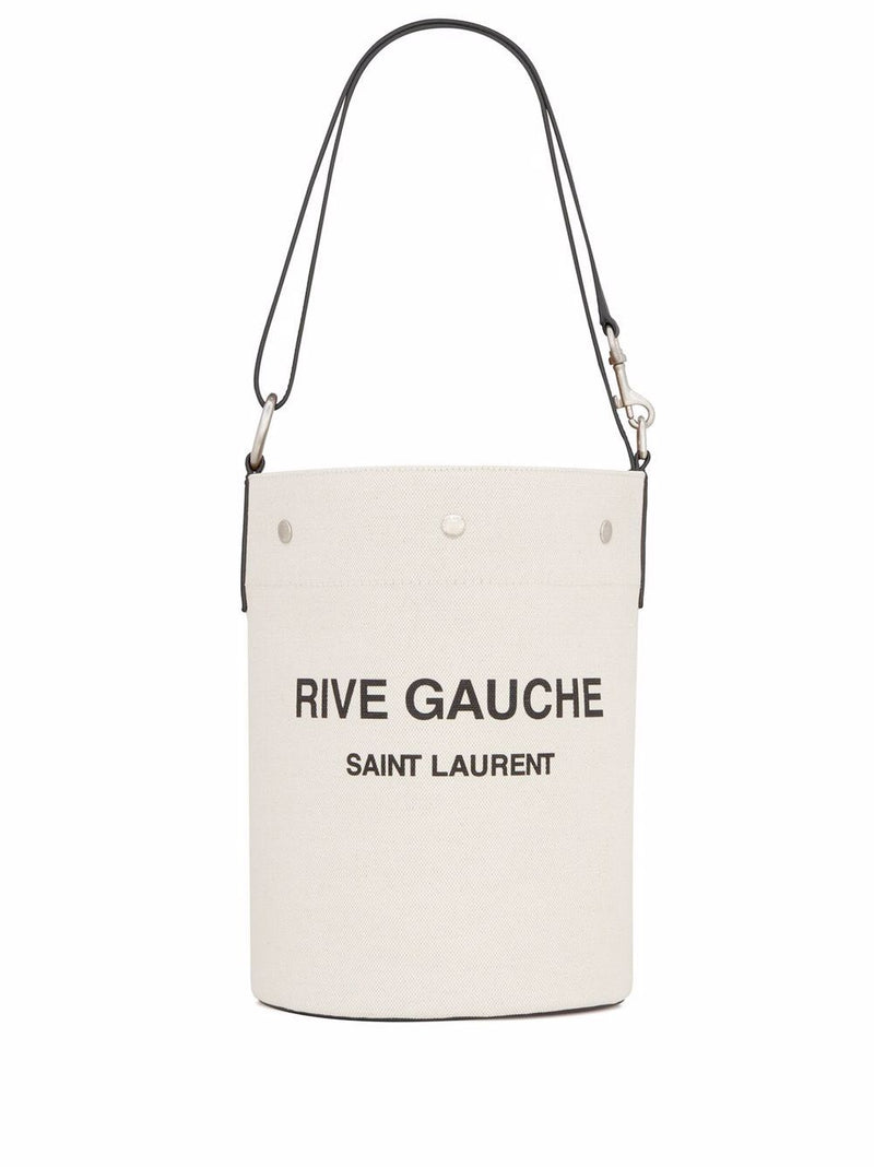 Rive Gauche Bucket Bag, Silver Hardware