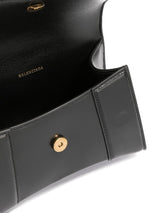 Hourglass XS Top Handle Bag, Gold Hardware