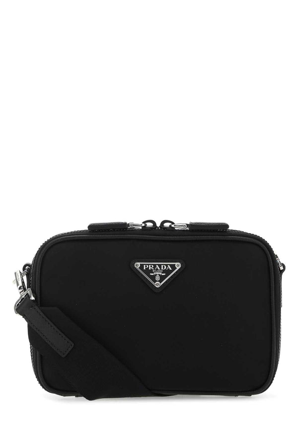 Saffiano Leather Crossbody Bag, Silver Hardware