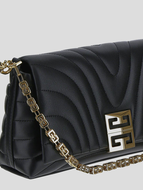 4G Soft Bag In Quilted Leather Silver Hardware
