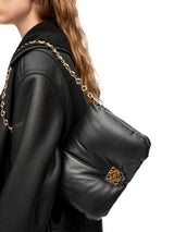 Goya Puffer Shoulder Bag, Gold Hardware