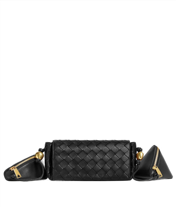 Pouch on Strap, Gold Hardware