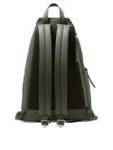 Convertible Leather-Trimmed Shell Backpack