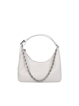 Cut Out Small Shoulder Bag, Silver Hardware