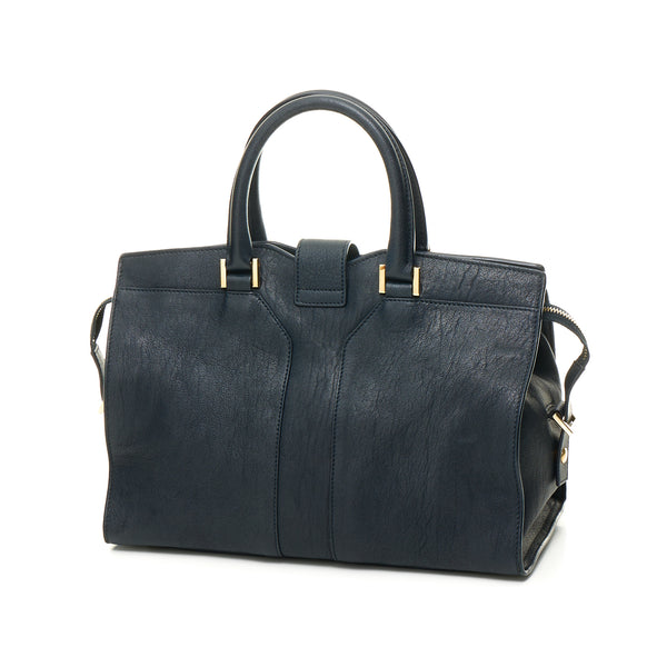 Chyc Small Top handle bag in Goat leather, Gold Hardware