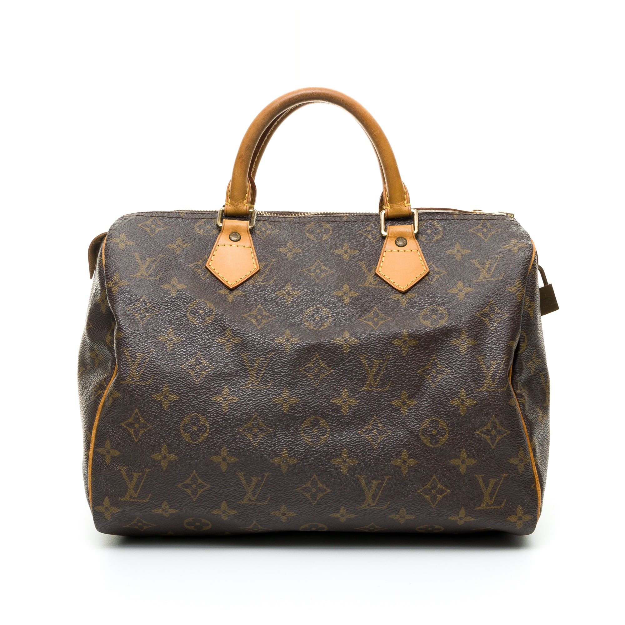 Louis Vuitton Speedy 30 Monogram Canvas Satchel Bag