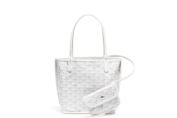 ANJOU MINI BAG WHITE COLOR, WITH DUST COVER