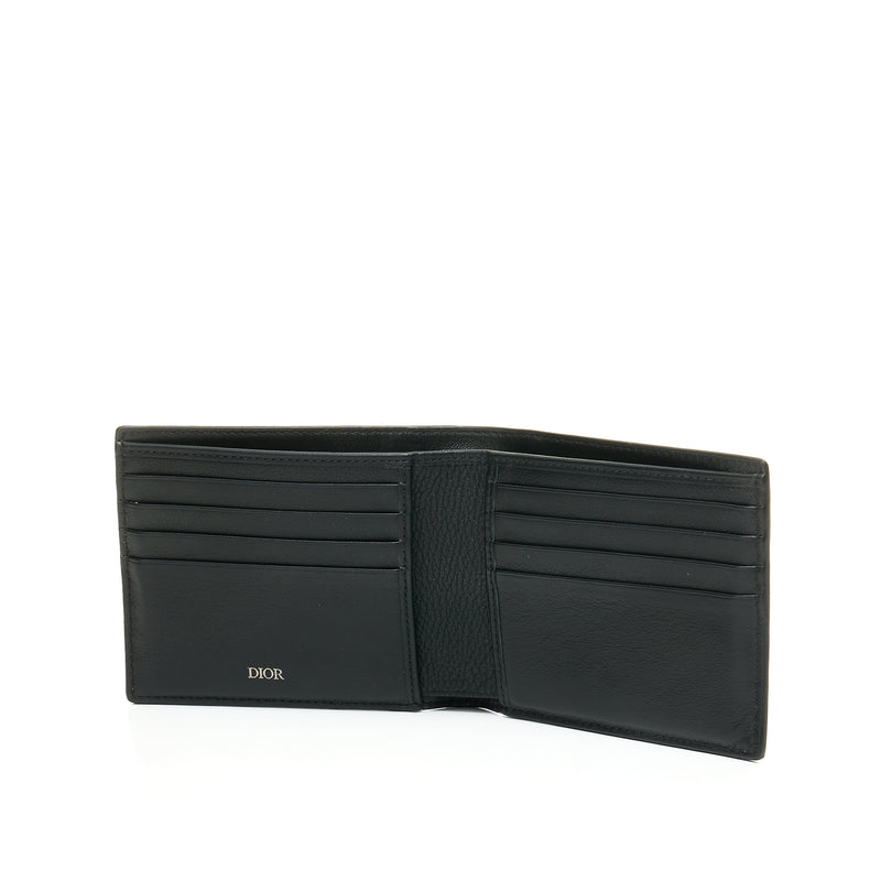 CD Bi-Fold Wallet in Calfskin, Gunmetal Hardware