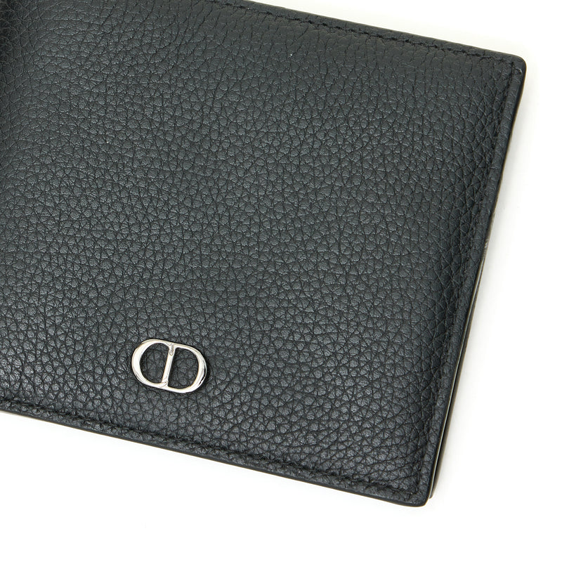 CD Bi-Fold Wallet in Calfskin, Gunmetal Hardware