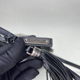Lou Camera Crossbody bag in Calfskin, Ruthenium Hardware