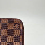 Long Damier Wallet in Coated canvas, Gold Hardware