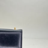 Thalia Flap Crossbody bag in Calfskin, Gold Hardware