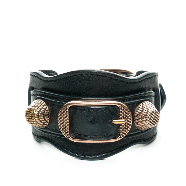 Arena Classic Bracelet Jewellery Accessories in Distressed leather, Rose Gold Hardware