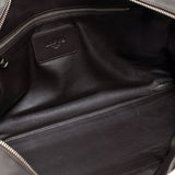 Amazona 36 Top handle bag in Calfskin, Silver Hardware