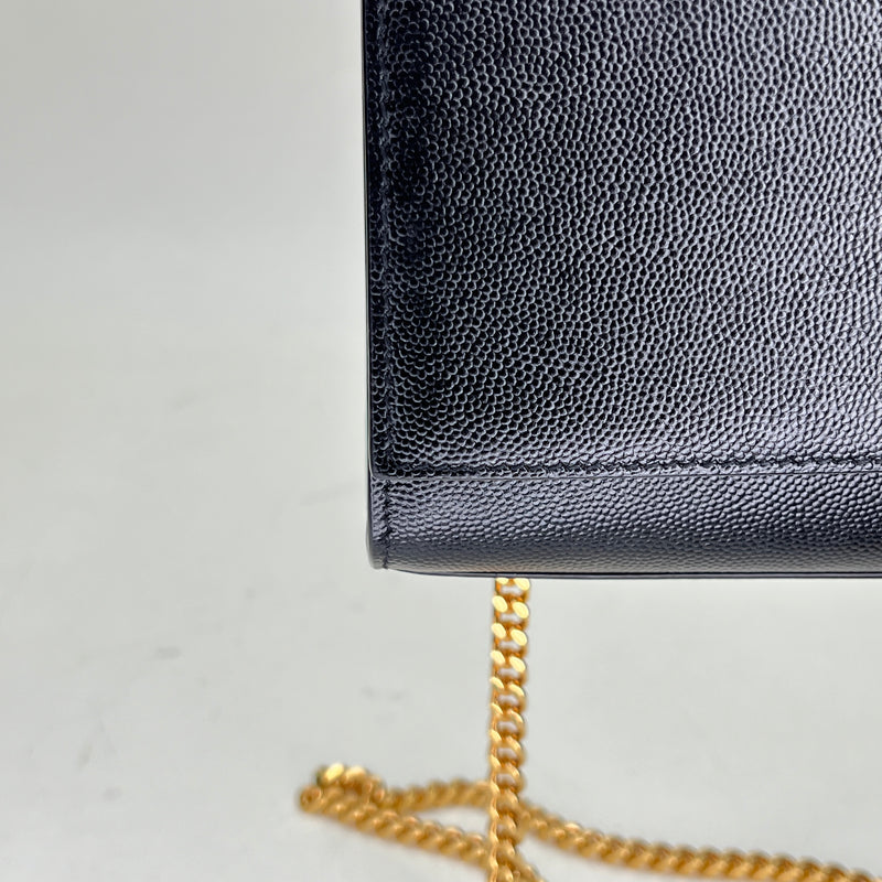 Kate Tassle Shoulder bag in Caviar leather, Gold Hardware