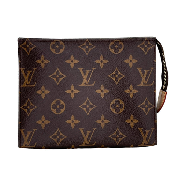 Toiletry Pouch in Monogram coated canvas, Gold Hardware