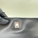 Coco Medium Top handle bag in Caviar leather, Ruthenium Hardware
