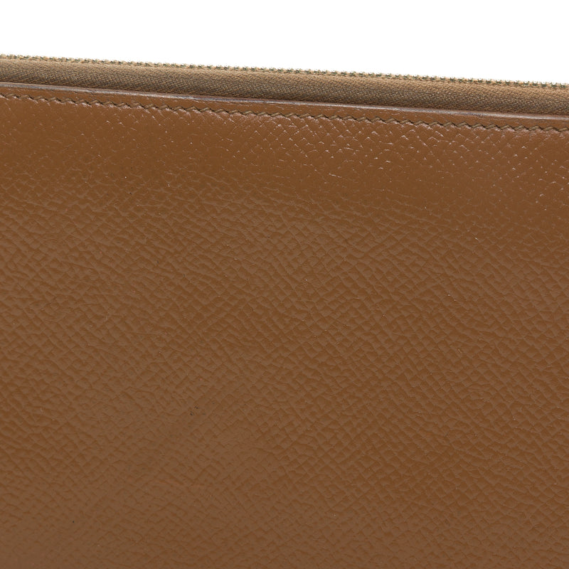Silk In Long Wallet in Epsom leather, Silver Hardware