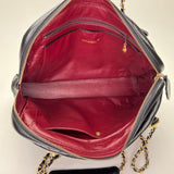 Re-coloured Vintage Shoulder bag in Lambskin, Gold Hardware