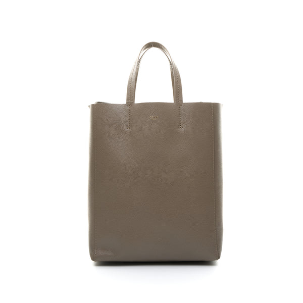 Vertical Cabas Tote Small Top handle bag in Calfskin, Gold Hardware