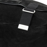 Besace Messenger bag in Velvet, Silver Hardware