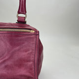 ANTIGONA Top handle bag in Calfskin, Gold Hardware