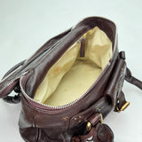 Paddington Top handle bag in Calfskin, Gold Hardware