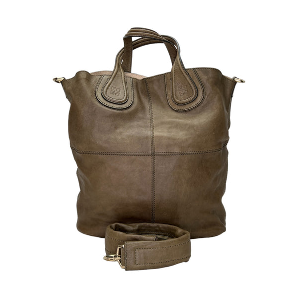 Nightingale Top handle bag in Lambskin, Gold Hardware
