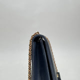 Vara Crossbody bag in Saffiano leather, Gold Hardware