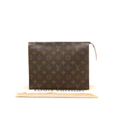 Toiletry 26 Clutch in Monogram coated canvas, Gold Hardware