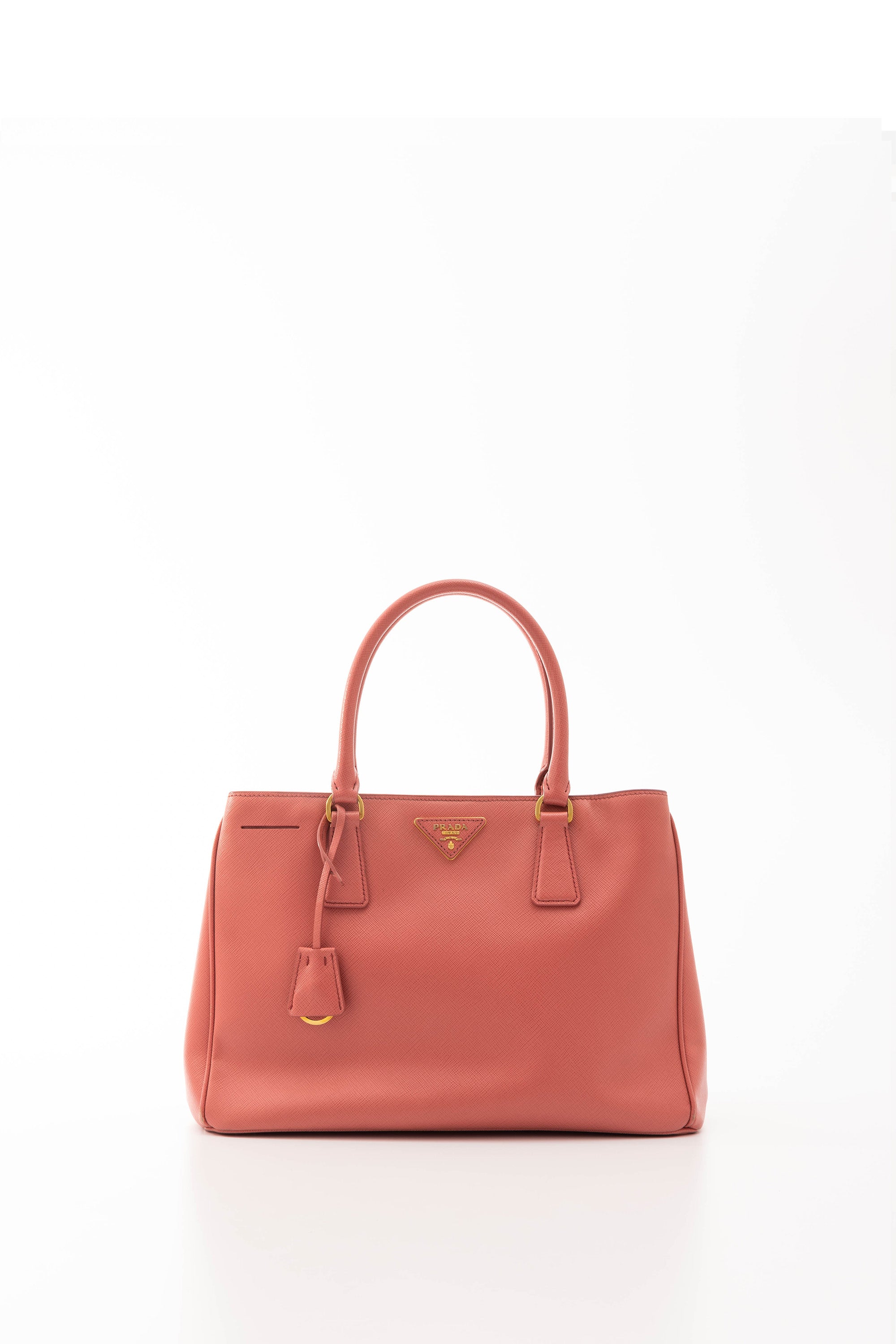 Prada Pink Saffiano Lux Leather Large Gardener's Tote Prada