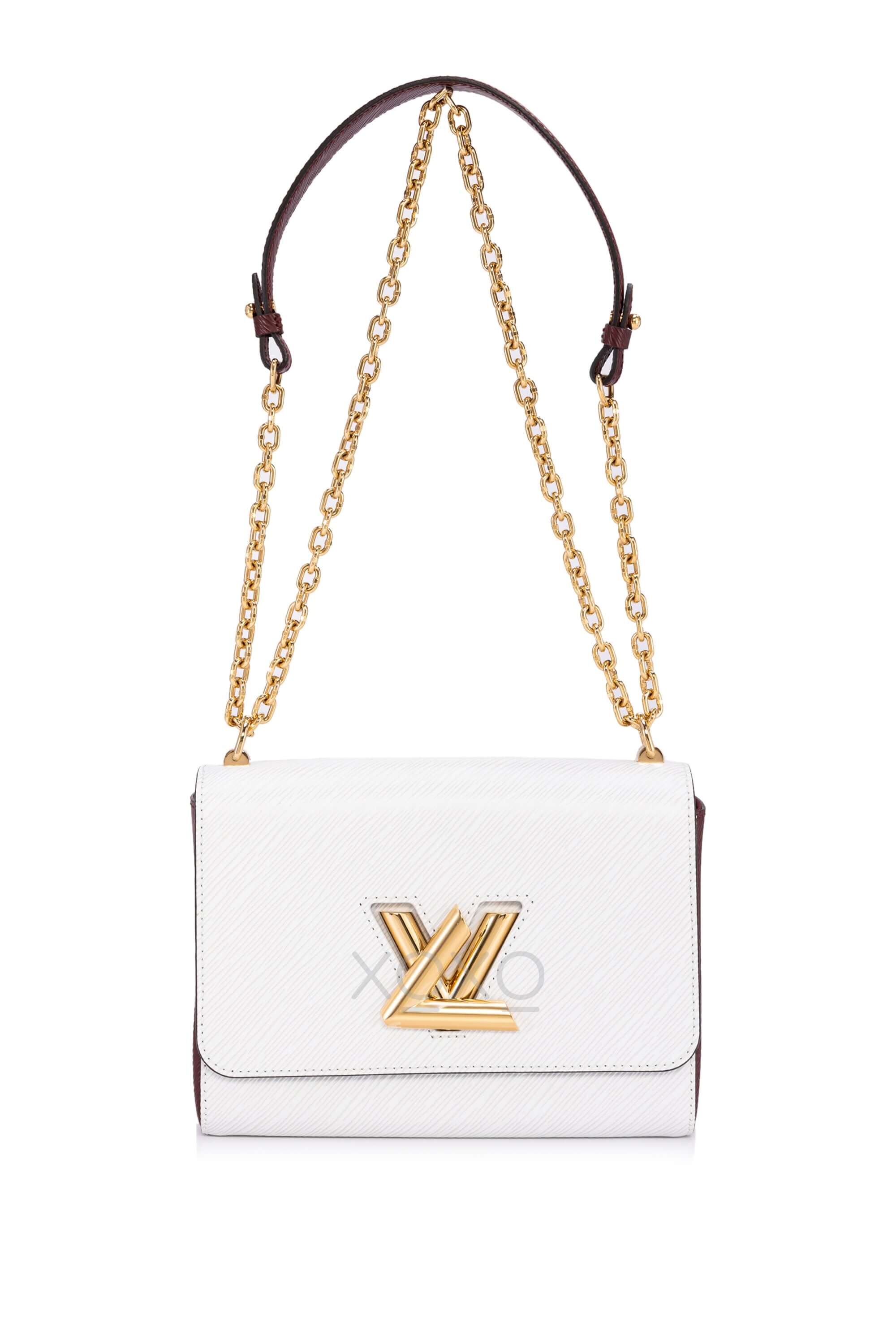 Louis Vuitton TWIST MM  Bags, Louis vuitton, White bag