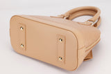 M22386 ALMA BB, CAMEL COLOR EPI LEATHER, WITH STRAP, KEYS, LOCK, DUST COVER & BOX