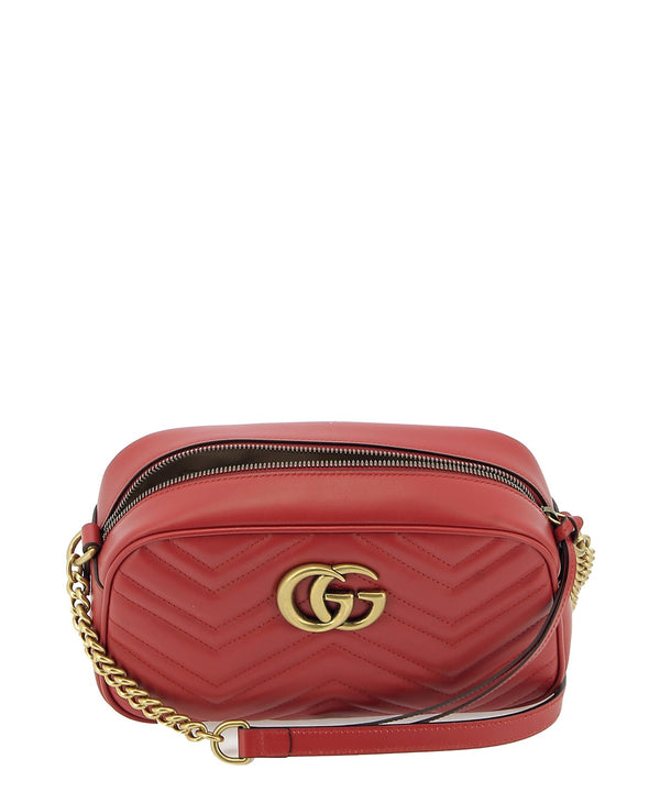 GG Marmont Small Matelassé Shoulder Bag, Gold Hardware