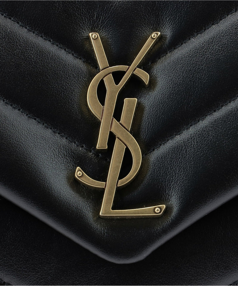 Loulou Shoulder Bag Small, Gold Hardware