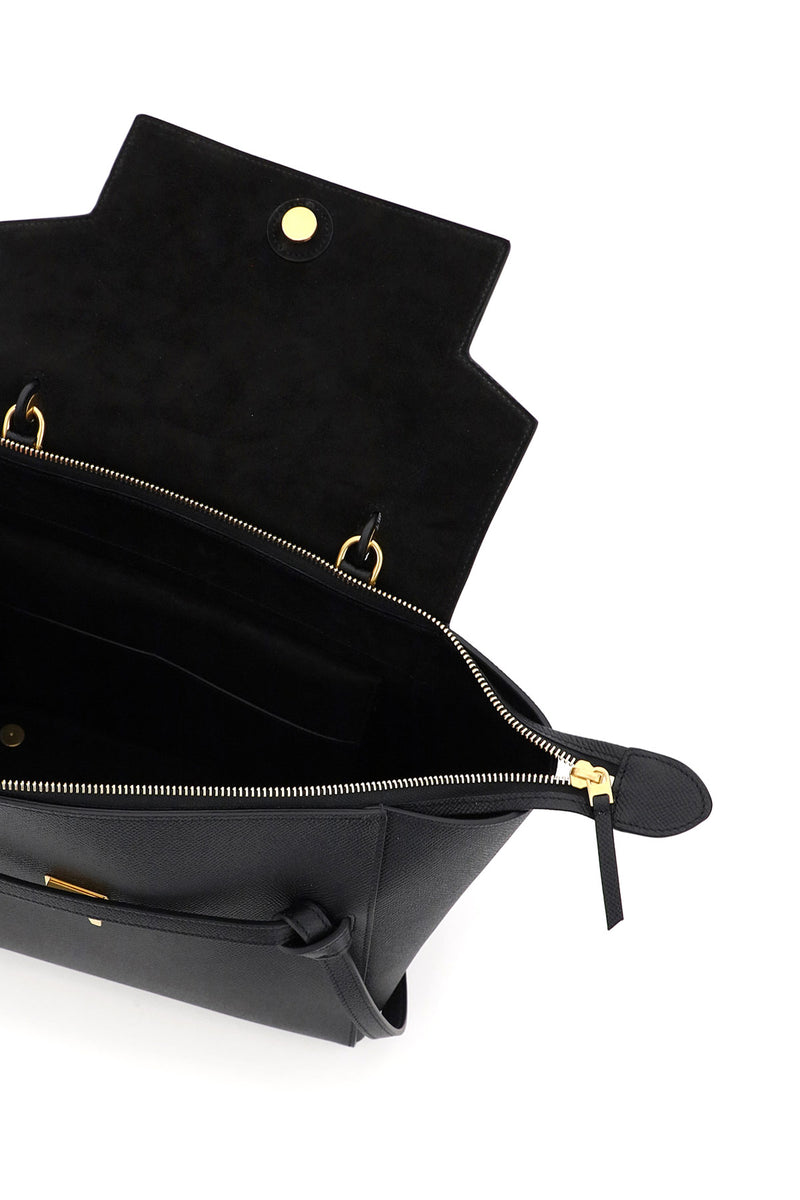 Mini Belt Bag Top Handle Bag, Gold Hardware