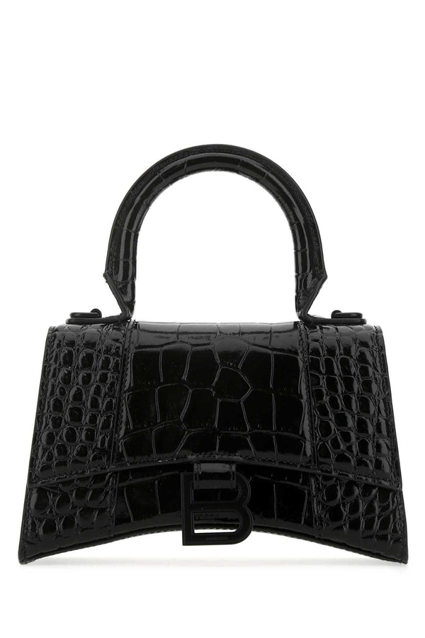 Hourglass XS Top Handle Bag, Lacquered Hardware