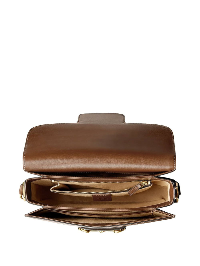 Horsebit 1955 GG Supreme Shoulder Bag, Gold Hardware