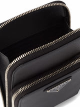 Saffiano Leather Smartphone Case, Silver Hardware