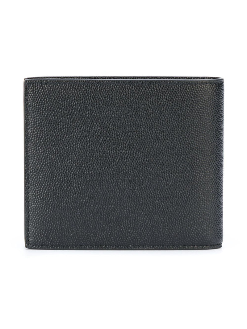 Bifold Grained Leather Wallet