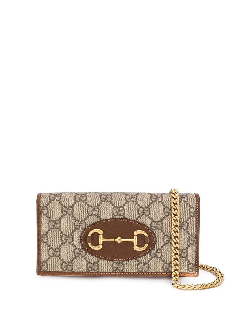 GG Supreme Wallet on Chain, Gold Hardware