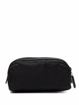 Zipped Toiletry Bag, Silver Hardware