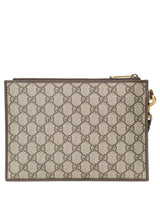 Ophidia GG Supreme Clutch, Gold Hardware