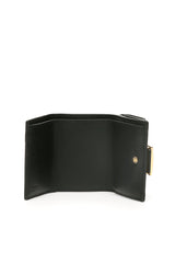 Baguette Micro Trifold Wallet, gold hardware