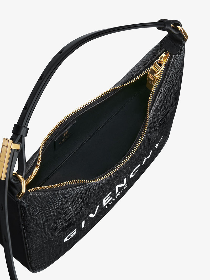 Moon Cut Out Small Shoulder Bag, Gold Hardware