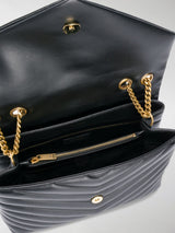 Loulou Medium Shoulder Bag, Gold Hardware